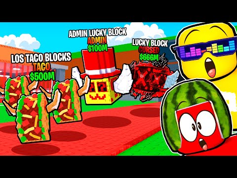 When the Road ONLY SPAWNS LUCKY BLOCKS in Steal a Brainrot