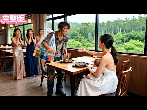 暴雨傾盆！所有人都驅趕臭氣熏天的窮乞丐！唯有單親媽請他吃了一頓飯！不料竟是來視察的總裁！當場淪陷！知道她離婚後開始瘋狂追妻！#drama #热门短剧 #霸总 #逆袭