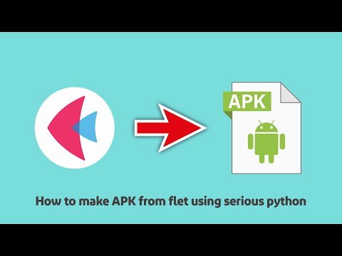 How to make APK from Flet using Serious Python