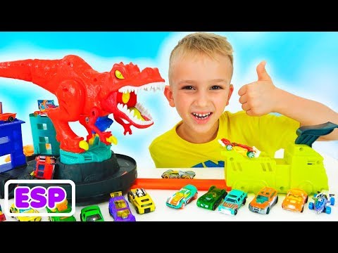 Vlad and Nikita play with Toy Cars | Hot Wheels City