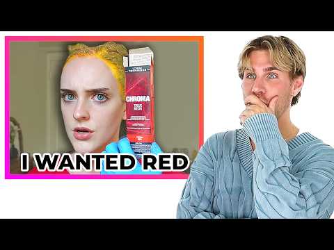 Hairdresser Reacts To Unbelievable Blonde To Red Hair Transformations