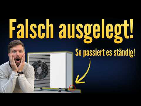 Die meisten Wärmepumpen sind falsch ausgelegt – Heizungsbaumeister erklärt, worauf es ankommt!