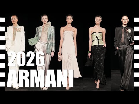 🔥 GIORGIO ARMANI PRIVÉ коллекция SPRING 2026 COUTURE на Неделе высокой моды в Париже