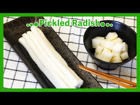 Pickled radish for Gimbap & Korean fried chicken | Pickles will be ready in 1 day! | 김밥단무지–치킨무