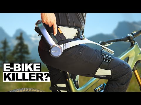 Mountain Biker Tries Exoskeleton Leg "Enhancers"