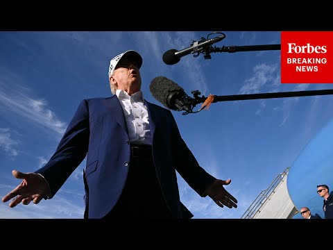 BREAKING NEWS: Trump Takes Multiple Questions From Reporters Before Taking Off On Air Force One