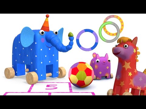 Активные игры Деревяшек ⚽ – Все серии – Сборник – Деревяшки | Развивающий мультик для малышей