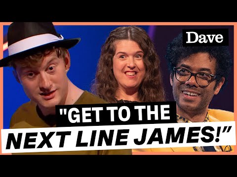 James Acaster Improv Directed by Richard Ayoade & Rosie Jones! | Question Team | Dave