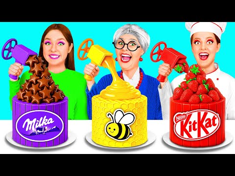 Tantangan Masakanku vs Nenek | Keren Banget Dapur Trik oleh RaPaPa Challenge