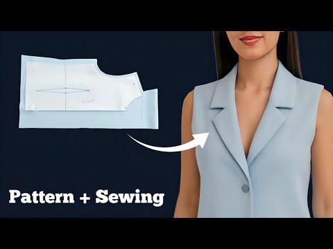 ✅ Beginner-Friendly Notched Collar Tutorial | Fast & Easy Step-by-Step Sewing Pattern