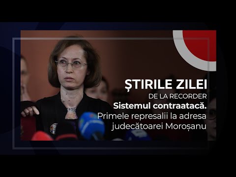 17 DECEMBRIE 2025. Sistemul contraatacă. Primele represalii la adresa judecătoarei Moroșanu