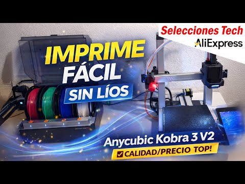 Review ANYCUBIC Kobra 3 Combo V2: La impresora 3D que recomendaría a TODO EL MUNDO