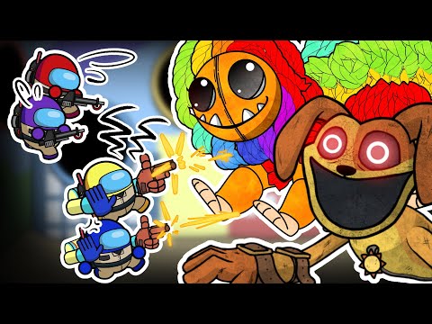 Poppy Playtime DOGDAY &amp; YARNABY vs GHOSTBUSTERS EP.1 I AMONG US ANIMATION