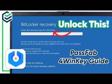 [UPDATE] How to Unlock Bitlocker & Bypass Windows Password✅ PassFab 4WinKey Guide | 2024