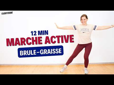 12 Min - Marche Active BRÛLE GRAISSE Sans Sauter et Tout Debout | Marine BIREN - FlashFitHome