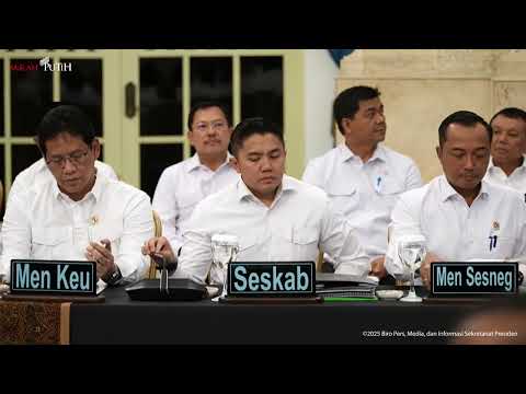 LIVE: Arahan Presiden Prabowo pada Sidang Kabinet Paripurna, Istana Negara, 15 Desember 2025