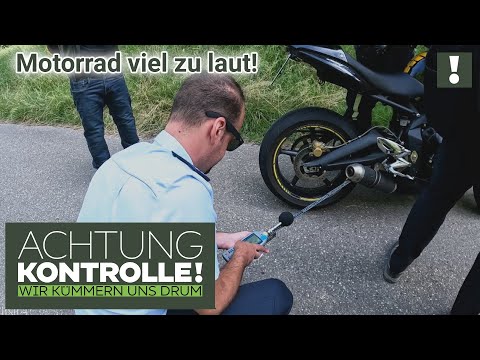 So laut wie ein PRESSLUFTHAMMER?! Motorrad ohne KAT unterwegs! | Achtung Kontrolle