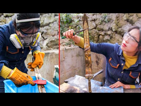 💡Restoration Of Broken Unique ROYAL SWORD From China | Linguoer
