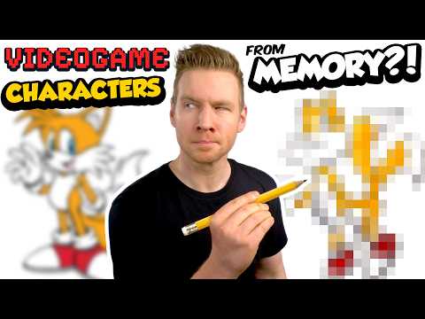 Can I Draw VIDEO GAME Characters from MEMORY?!