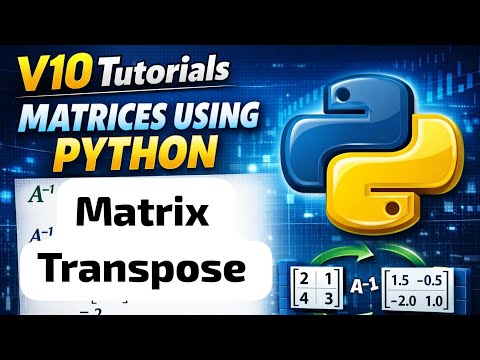 Tranpose of matrix using Python