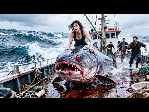 【Monster😈Movie】美女从深海捞出诡异鲶鱼，竟以人肉为食！全船人成了它的开胃菜！#中国电影#悬疑 #movie #惊悚 #悬疑 #探险 #奇幻 #僵尸 #恐怖 #剧精彩