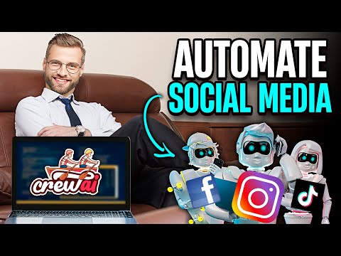 I Automated my Instagram with AI Agents - CrewAI Hierarchical Tutorial (Instagram Automation)