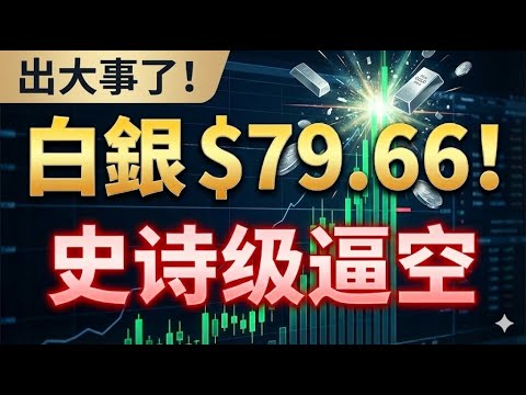 🔴突发！白銀暴漲！史詩級一刻！華爾街空頭遭遇“世紀大逼空”！2026年的白銀走勢已確認！