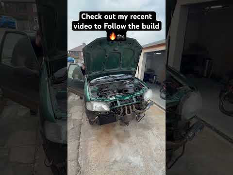 So sick - haters will say it’s fake 😆 #Peugeot106 #HayabusaSwap  #BikeEngineCar #CarBuild