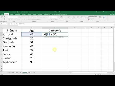 How to use the IF function? (2-choice condition) - Easy EXCEL course