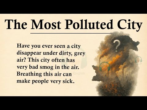 The World's Most Polluted City || 🗺️Learn English Through Story Level 3 || Graded Reader 🎧