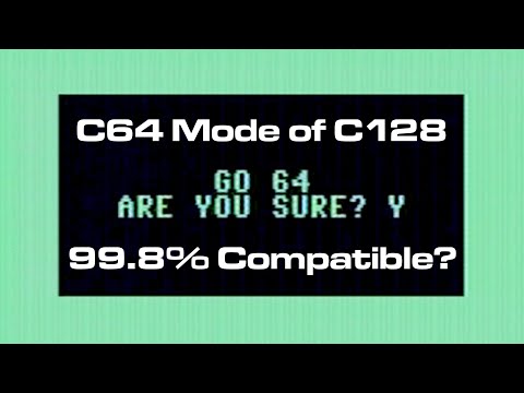 99.8% Compatible? The C64 Mode of the Commodore 128