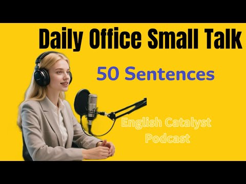 50 English Phrases for Daily Office Small Talk | Speak Naturally at Work