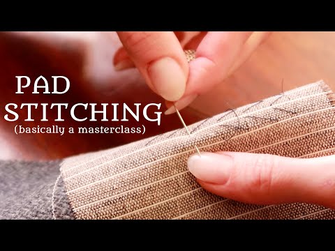Actual Tailor Explains Pad Stitching for Perfect Collars & Lapels | Barbara of Royal Black Couture