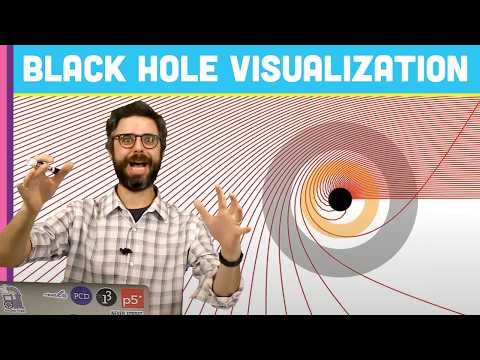 Coding Challenge 144: 2D Black Hole Visualization