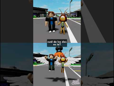 🙀CUÁL DE LOS DOS ES IA? #SHORTS #ROBLOX