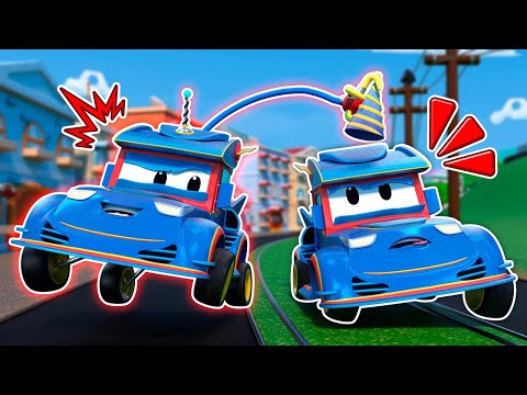 Super Truck Race Car VS. Super Truck Twin! 🚗 Car Transformation | Cartoons for Kids