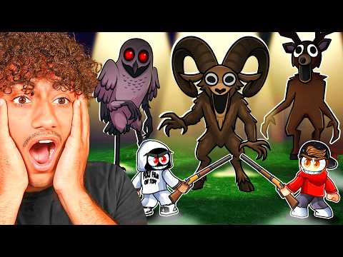 Defeating EVERY BOSS in 99 Nights in The Forest!