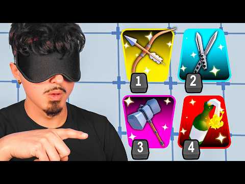 Roblox Rivals, But I Choose My Loadout BLINDFOLDED...