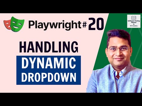 Playwright Tutorial #20 - How to Handle Dynamic Dropdown in Playwright