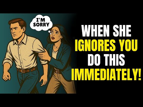 When A Woman Pretends Not to Care, This Is What You Must Do! | Stoicism