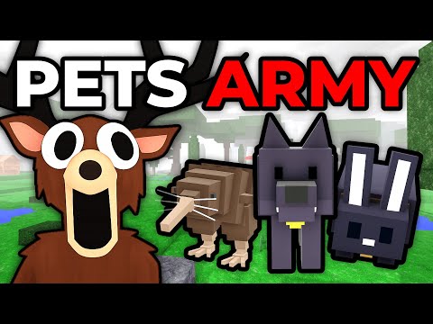 Can I Make The BIGGEST PET ARMY In 99 Nights In The Forest?!