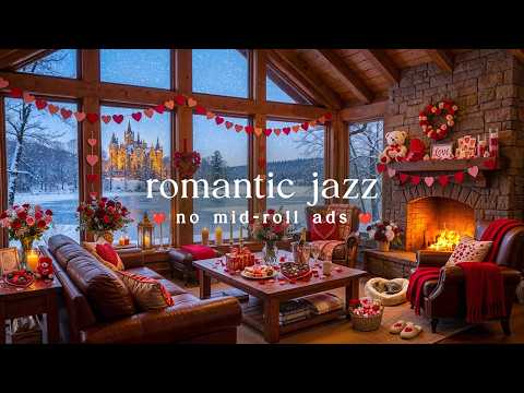 💖 Cozy Valentine Jazz (NO MID-ROLL ADS) – Cozy Love Ambience for Relaxation