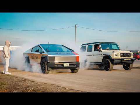 КИБЕРТРАК УНИЖАЕТ MERCEDES G63 AMG НА ПУБЛИКЕ