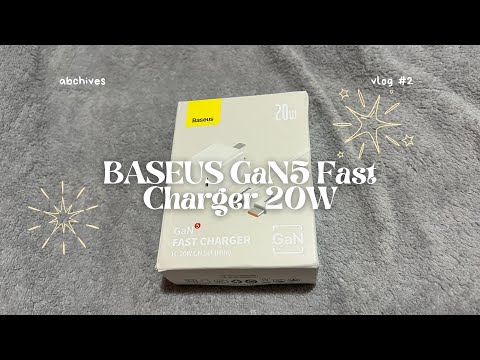 📦 unboxing baseus gan5 pro fast charger ⚡︎ + short review | abchives