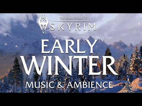 Early Skyrim Winter | Relaxing Atmospheric Music and Ambience
