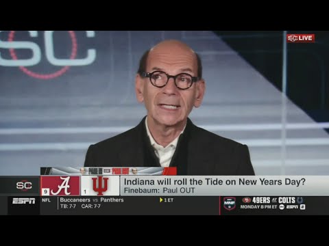 "Ty Simpson is UNSTOPPABLE!" - Paul Finebaum believes Alabama will STUN Indiana in CFP Quarterfinal