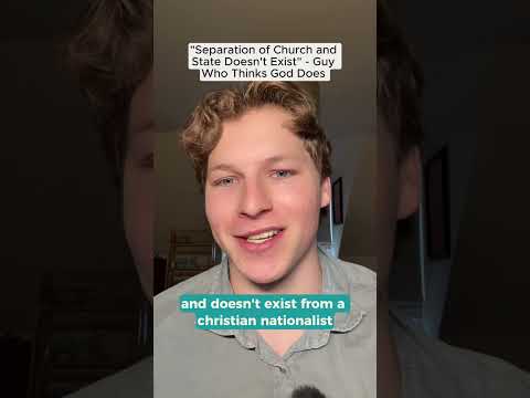 Christian nationalist says state/church separation does not exist