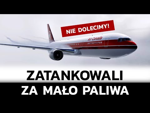 LECIELI BEZ SILNIKÓW 12 KM NAD ZIEMIĄ! Niewiarygodna historia lotu Air Canada 143