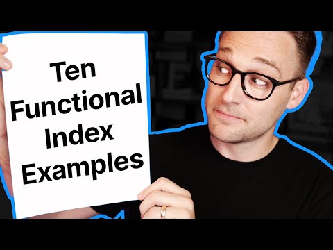 Easy database indexing strategies