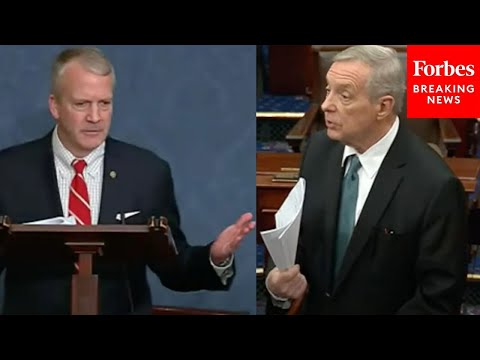 'I Am Outraged!': Dan Sullivan Clashes With Dick Durbin On The Senate Floor